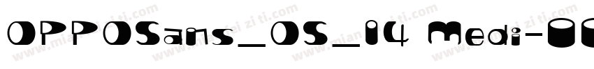 OPPOSans_OS_14 Medi字体转换